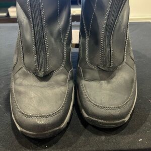 Clarks Bradley Up Black Leather Boots – Men’s 13W (Used)